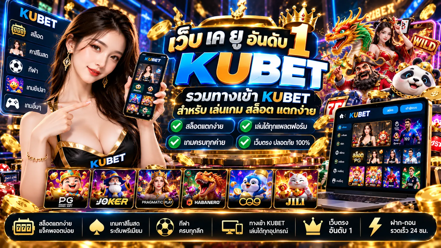 เว็บ เค ยู อันดับ 1 รวมทางเข้า kubet สำหรับ เล่น เกม เกม สล็อต แตกง่าย